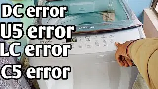 All error codes in washing machine || Samsung