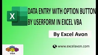 Data Entry with Option Button by UserForm in Excel VBA - Excel Avon