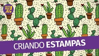 Como criar uma ESTAMPA no Illustrator