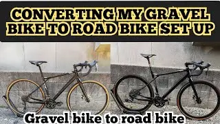 CONVERTING GRAVEL BIKE TO ROAD BIKE SET UP