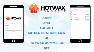 Login and logout authentication flow of HotWax Commerce app | Ionic | Vue