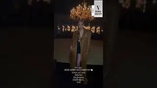 Blackpink’s Rosé w/ Vogue Korea for Saint Laurent Paris Fashion Week 2023 #shorts