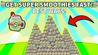 🧃How to Get Super Smoothies Fast! Bee Swarm Simulator 2023!