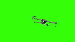 [4K] DJI Drone Animation - Green Screen