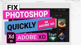 Editing Photoshop in Adobe XD