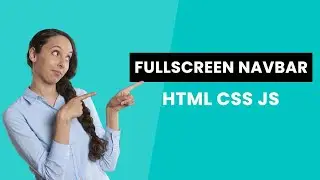 How to create a Full screen overlay navigation