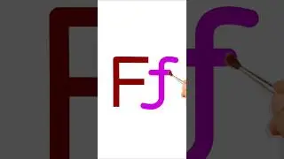 'Ff' Phonics Sound | WATRstar Phonics | Jolly Phonics | #watrstar #vocabularywords #phonics