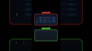 Junior Vs Senior Developer #programming #html #javascript #webdevelopment #html5 #webdesign  #css3