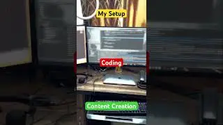 #setup for #coding and #contentcreation #codingsetup #codinglife #techcontent #2024 update