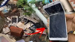 How i Restore Destroyed Abandoned Phone Found From Trash | Restoring Redmi 6A Cracked