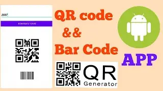 Generating Qr Code and Bar Code App in Android Studio || Covert text to Qr and Bar Code