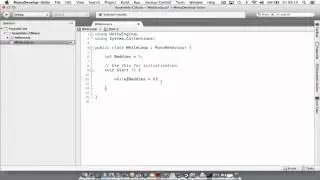 Unity 3d Basic While Loop C#