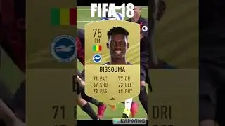 YVES BISSOUMA FIFA EVOLUTION FIFA 18 - FIFA 23 #shorts #fifa