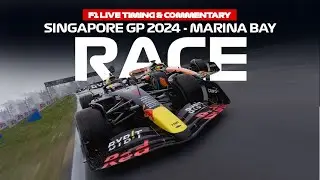 LIVE Data Formula 1 Race Singapore GP Marina Bay 2024 + Commentary