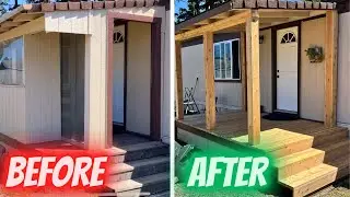 DIY Patio Transformation On A BUDGET!