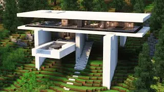 Minecraft Tutorial | Modern House | Artheon - Modern City #2