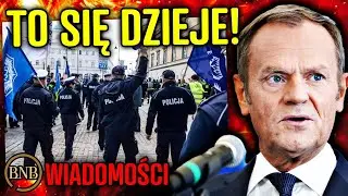 Policja ODMAWIA Tuskowi Posłuszeństwa! Tak OSTRO Jeszcze Nie Było!