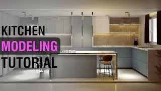 Kitchen Modeling and Design in 3Ds MAX