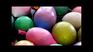 How to Fill Water Balloons With Paint for ABSTRACT PAINTING TECHNIQUE