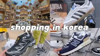 shopping in korea vlog 🇰🇷 shoes haul at Starfield mall 👟 nike, adidas, salomon, new balance