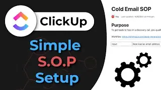 How to set up an SOP in ClickUp (Standard Operating Procedure)