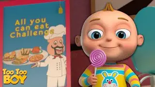 Too Too Boy | Can You Eat Challenge  | Videogyan Kids Shows | Funny Cartoons | Comedy Series