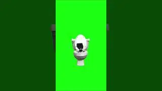 Green Screen Skibidi ￼Multiverse camera toilet video overlay #skibidi #greenscreen #skibiditoilet