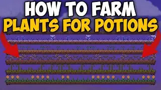 How To Farm Plants for Potions in Terraria 1.4.4.9  | Plants for Potions Farm Terraria