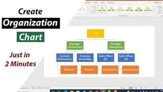 Organizational Chart in Excel - Step-by-Step Tutorial