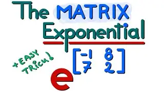 Matrix Exponential: How to calculate? (Step-by-step)