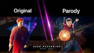 Mission: Impossible— Dead Reckoning Part One (MCU Trailer Parody) Side-By-Side