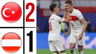 turkey 2-1 austria EURO2024 HIGHLIGHTS | Demiral Goal vs austria 🇹🇷🇱🇻🔥🤯