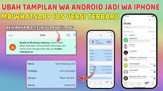 MB WhatsApp versi Terbaru Maret 2024 ⚡ Ubah Tampilan WA Android jadi WA iPhone