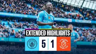 Man City 5-1 Luton Town | EXTENDED HIGHLIGHTS | KOVACIC & GVARDIOL both score BANGERS!