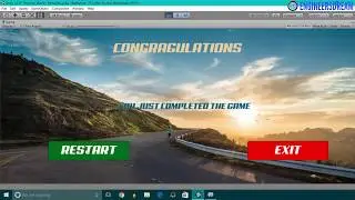 34. RESTART AND EXIT BUTTON | BUILD VIRTUAL REALITY GAMES FOR GOOGLE CARDBOARD USING UNITY