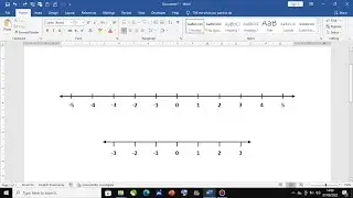 How to Create Number Line in Microsoft Word