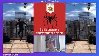 Let's make a Spiderman VFX Short in Blender | MY FIRST STREAM!