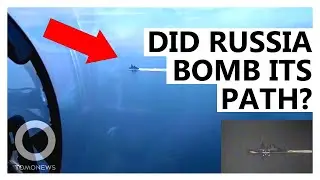 Russia Says It Bombed Path of British Warship