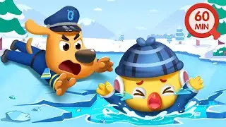 Ice Playground Safety | Safety Cartoon | Cartoon for Kids | Sheriff Labrador