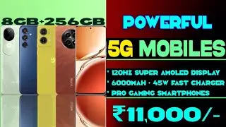 8GB+256GB | Top 5 Powerful 5G Phone Under 11000 in 2024| sAmoled Display| Best 5g Phone under 11k