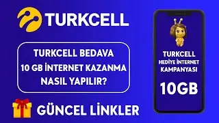 BEDAVA 10 GB İNTERNET KAZANMA! Turkcell Hediye İnternet Kazanma 2024