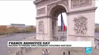 Armistice Day: French soldiers run across country to mark centenary of unknown soldier tomb