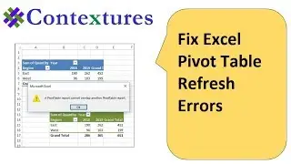 Find & Fix Pivot Table Errors with Free Excel Macro File