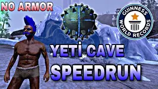 Ark mobile - Yeti Cave Speedrun, No Armor #arkcave