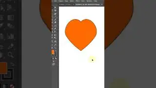 How to make perfect Heart in illustrator | Shorts