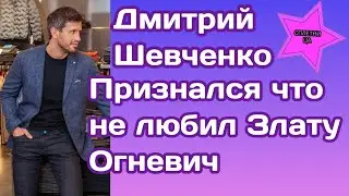 Дмитрий Шевченко признался что не любил Злату Огневич а просто себя накрутил