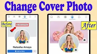 How to Change Cover Photo on Facebook profile || Upload FB Cover picture