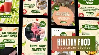 Healthy Food Instagram Promo Pack