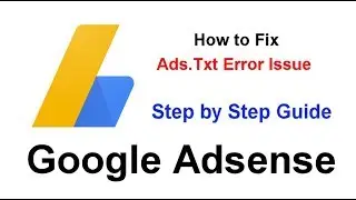 Google adsense par ads txt error issue ko fix kaise kare | How to solve adsense ads.txt error