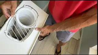 How to connect the window sleeve to the Flex Hose on a Toshiba 14000 Portable Air Conditioner